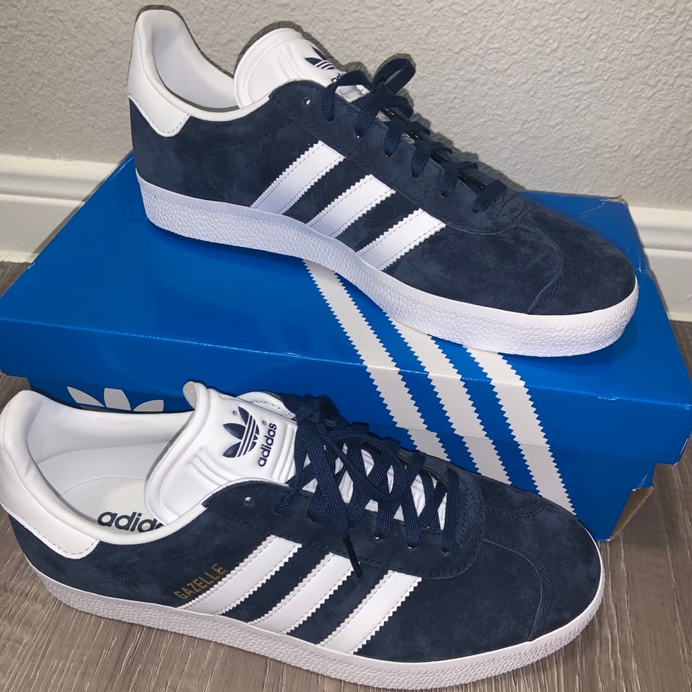 ADIDAS Gazelle Blue Suede| Adidas Shoes Never Worn